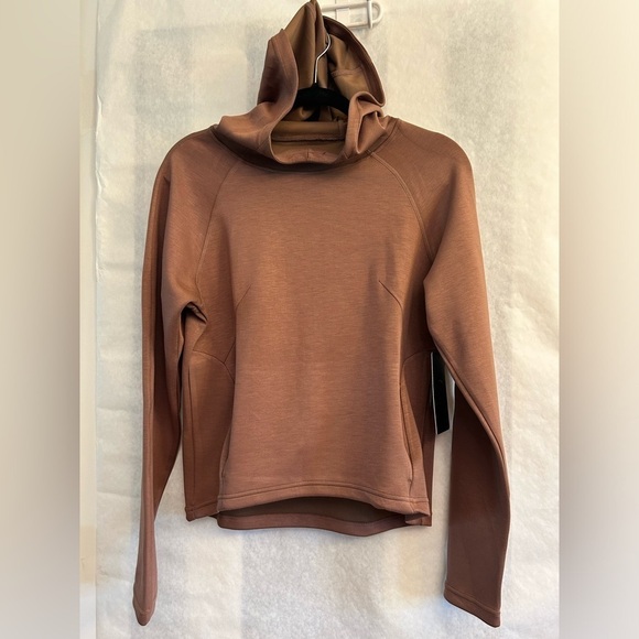 Move Theory Navigation brown hoodie w/front pockets NWT Sz-S. H9 - Picture 1 of 11